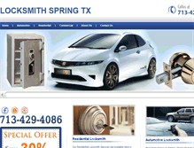 Tablet Screenshot of locksmith-springtx.com